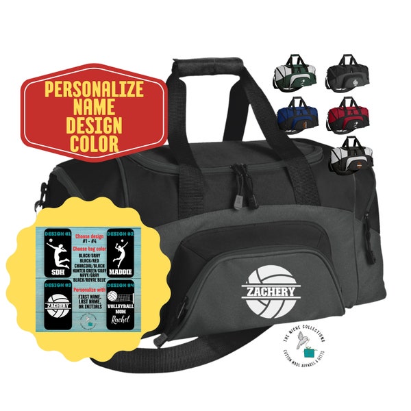 Volleyball Duffle Bags Etsy