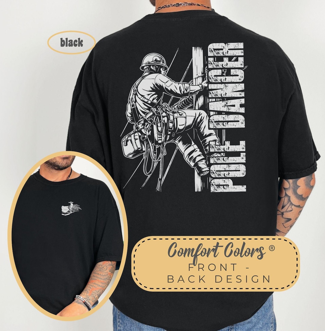 Lineman Shirt for Blue Collar Gifts, Lineman Tshirt for Father's Day ...