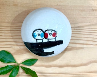 Two birds box, lovebirds