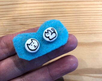 Cat earrings