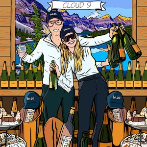 Custom After Party Gift \Full Body Portrait \POP ART Style\Custom  Portrait & Custom EXPANDED Background \For Digital Use and Personal Print