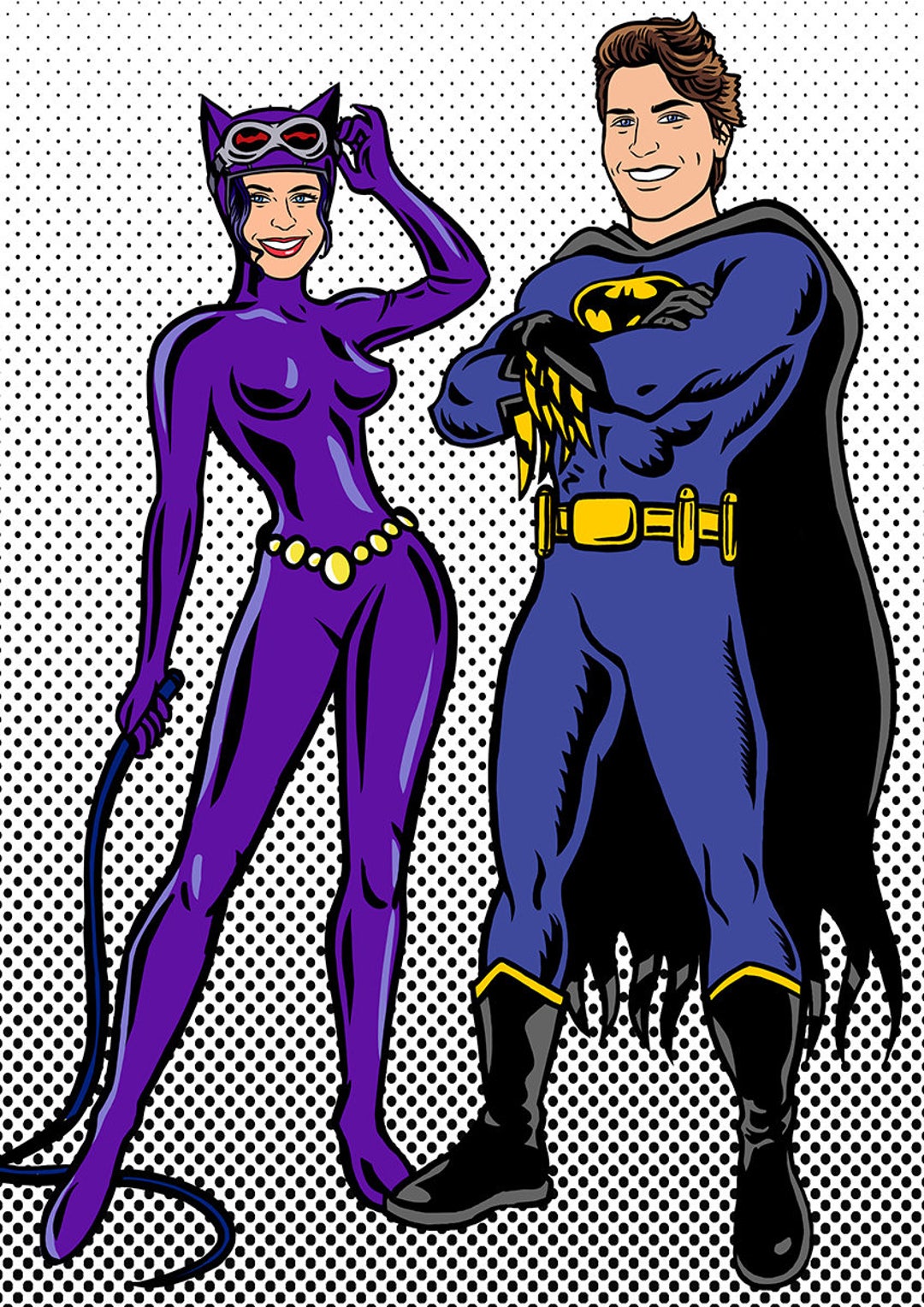 catwoman and batman couple costumes