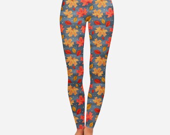 fall themed leggings