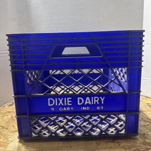 Vintage Plastic Milk Crates - Etsy