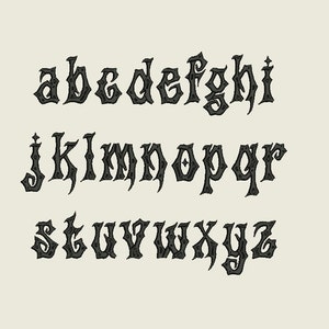 Griffin Embroidery Machine Font in Multiple Formats, 0.5