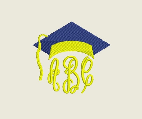 Monogram Graduation Cap