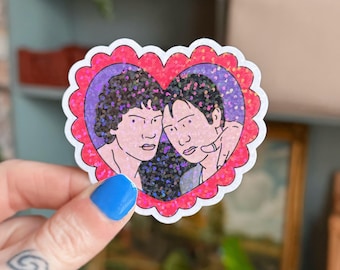 Rivalry Sparkly Vinyl Sticker / Laptop Sticker, Phone Case Sticker / @heyhunsitsnicole