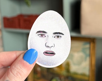 Eggward Vinyl Sticker / For Laptops, Phone Cases, Water Bottle  / @heyhunsitsnicole