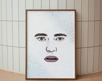 Sparkle A4 Print | Pop Culture Wall Art | By @heyhunsitsnicole | Trending Design