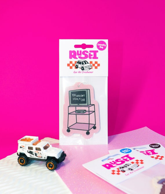 You Wouldn't Steal Pop Culture Car Fresheners Rusti Car Scents