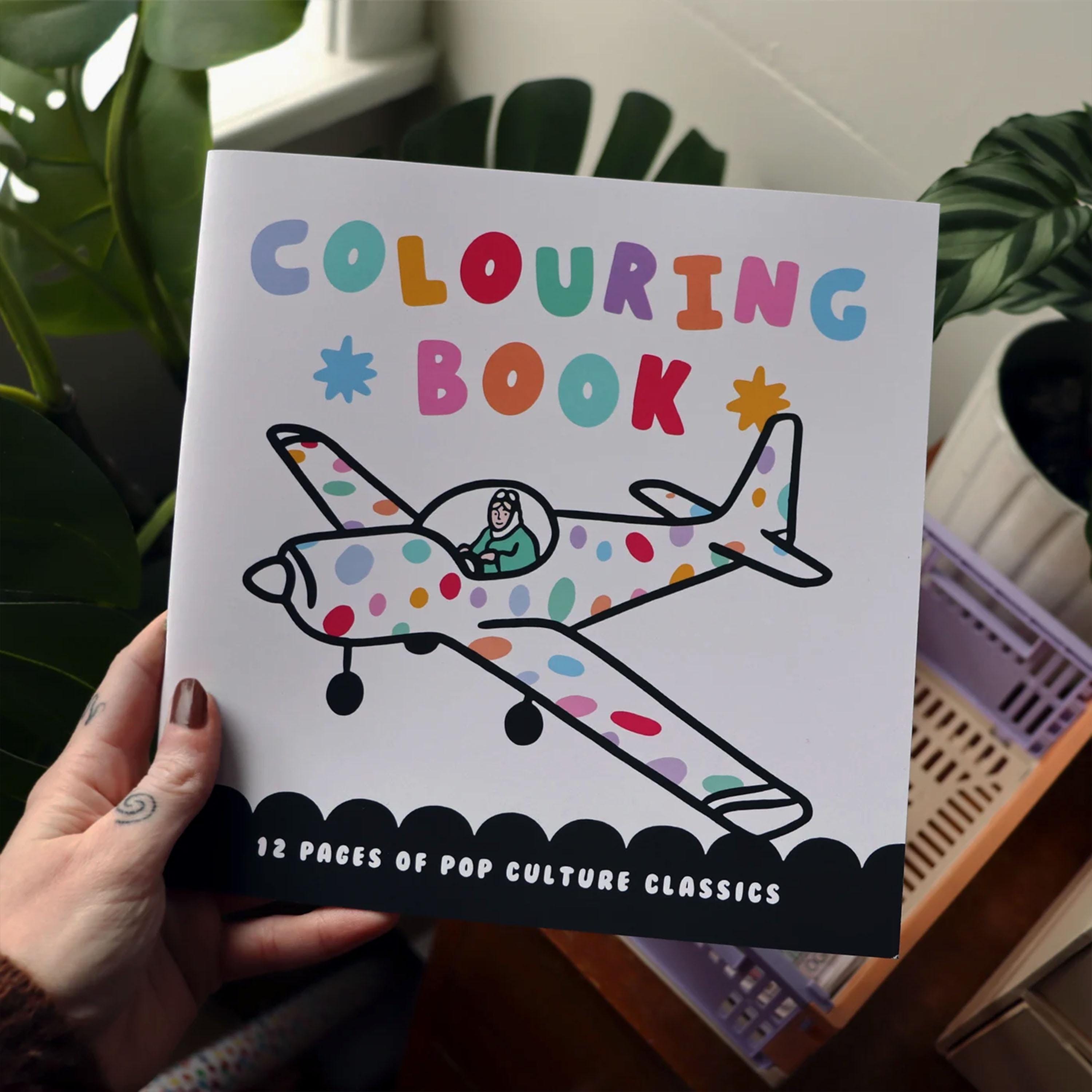 Colouring Book // Pop Culture Flash Tattoo Inspired Booklet // @heyhunsitsnicole