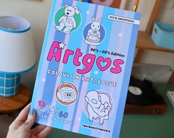 Colouring Book Volume 4 // ARTGOS // Nostalgia Inspired Booklet // @heyhunsitsnicole
