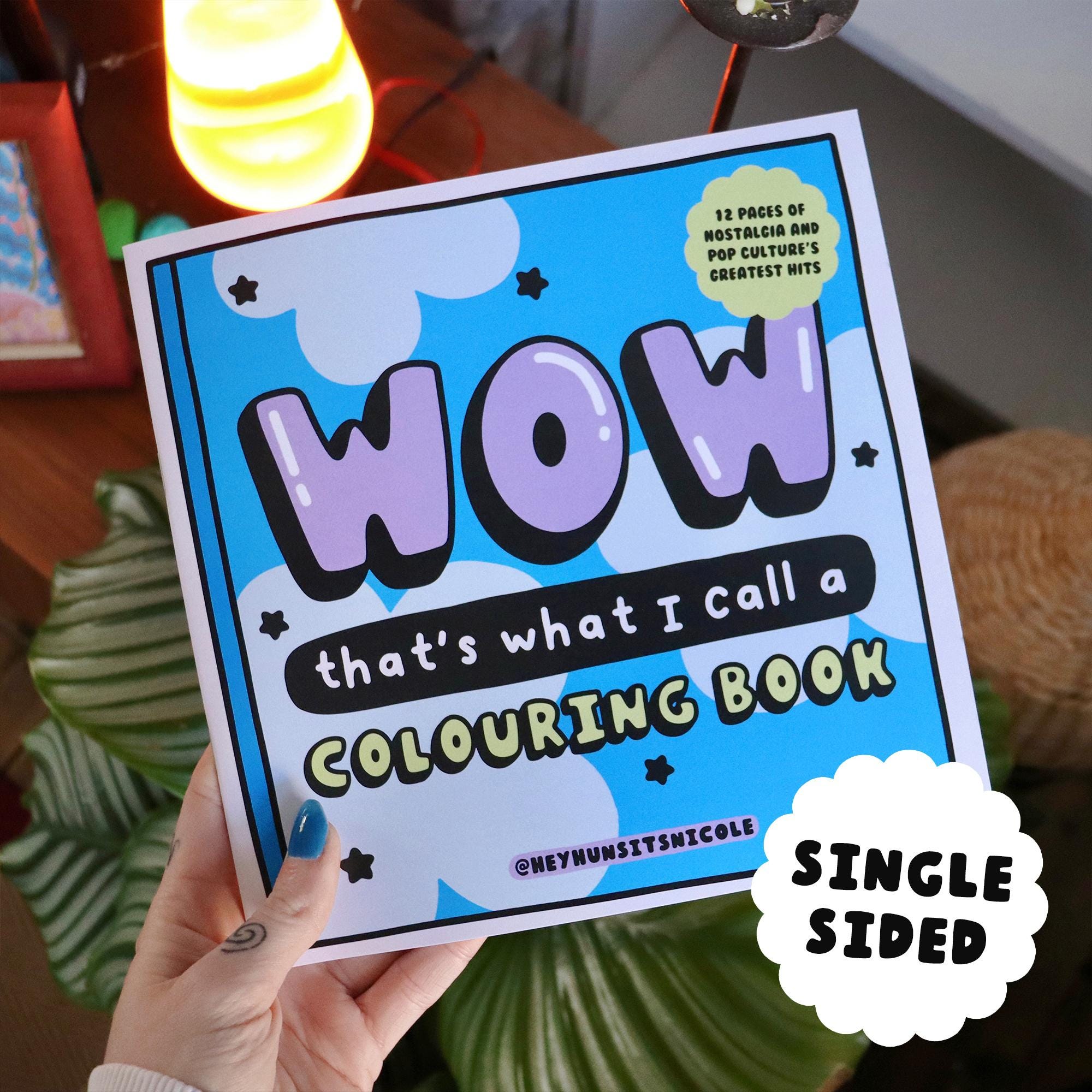 pop culture and nostalgia fash tattoo inspired coloring book