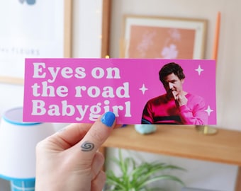 Babygirl Bumper Sticker / Glossy Laminated Vinyl / Car Sticker, Bumper, Pedro Pascal