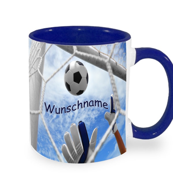 Tasse mit Namen  Fussball WM EM Dein Name