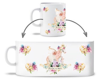 Cup Unicorn Watercolor mug