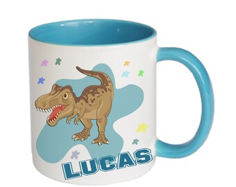 Tasse mit Namen  Dinosaurier