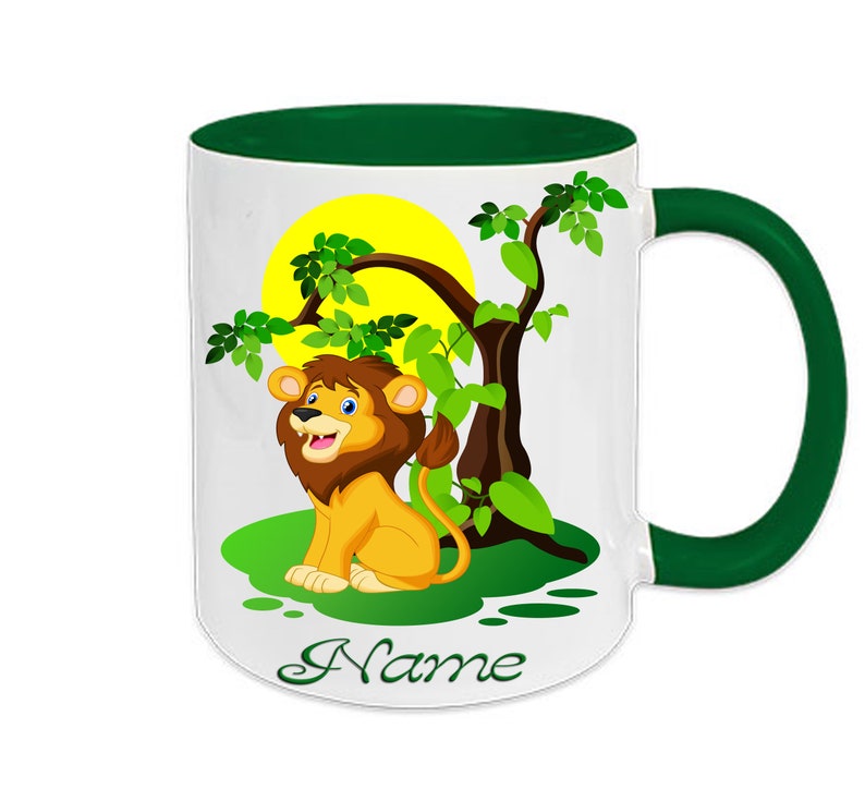 Mug named Lion Animals image 1