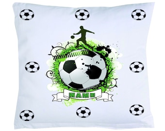 Cuddly cushion name cushion FOOTBALL name