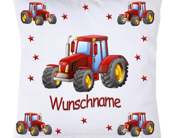 Cuddly cushion name cushion tractor name trekker star farm