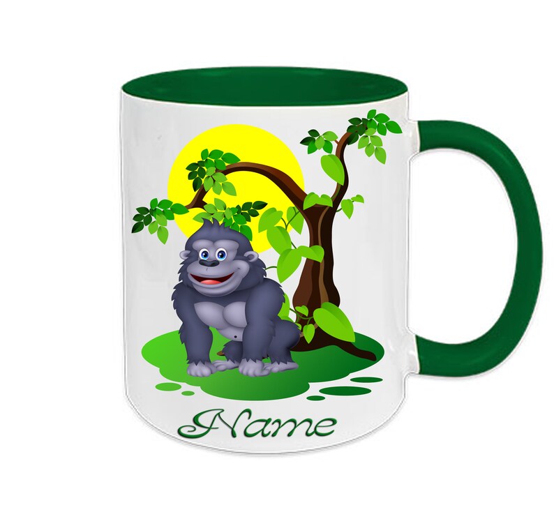 Cup called Gorilla Animals image 1