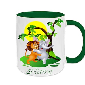 Mug named Lion Elephants image 1