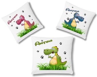 Kuschelkissen Kinderkissen Drache Dinos  Name Kokosnuss