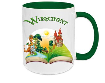 Tasse mit Namen Ritter Drachen