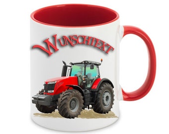 Tasse mit Namen Bauernhof  Traktor Trekker