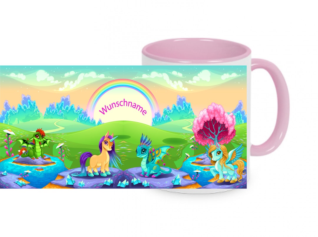 Unicorn Cup Named Unicorn Birthday Cup Etsy