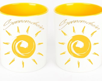 Mug de soleil en céramique