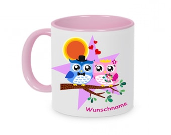 Tasse mit Namen  Eule OWL