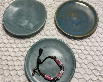 Tiny handmade pottery dishes, ceramic jewelry dish small, tapas side dish, condiment dish stoneware, tiny gift pottery