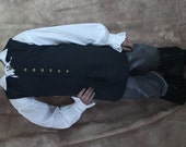 Boy 39 s Historical Colonial Pirate Cotton Fully lined Vest with quot brass quot look metallic buttons-MADE-TO-ORDER- Ben Franklin