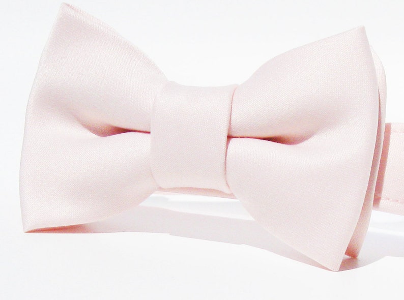 Blush Pink Dog Bow Tie~Dog Ring Bearer Bow Tie~Wedding Dog Collar~Wedding Dog Attire~Dog Bow Tie Collar~Dog Tuxedo~Best Dog~Blush Bow Tie~