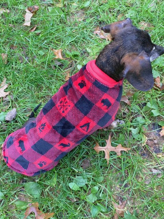 Dachshund Jacketred\u0026black Wilderness 