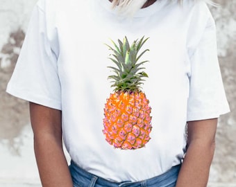 Pineapple Shirt | Tropical Shirt | Summer Shirt | Cute Beach Shirt | Pineapple Lover | Graphic Tee