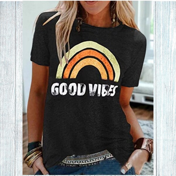 Good Vibes Tshirt Etsy