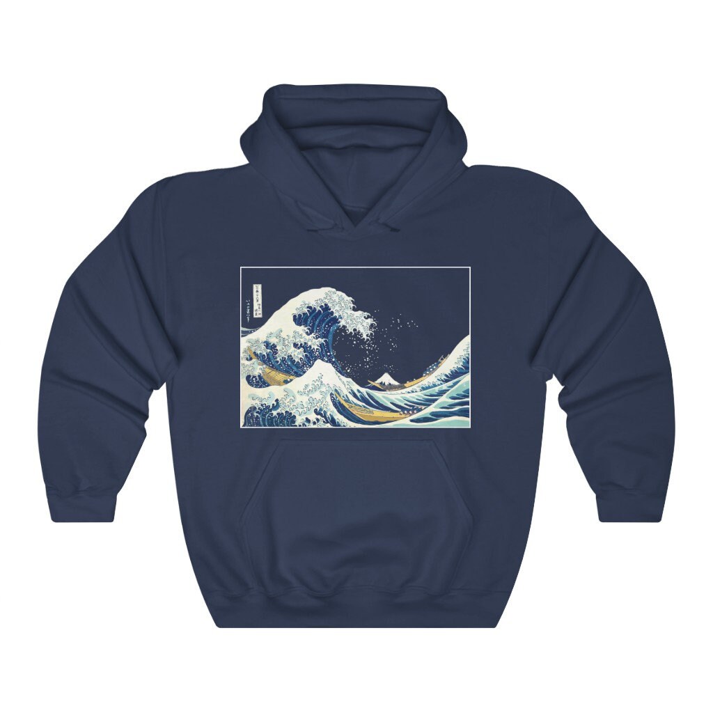 Great wave hoodie sale