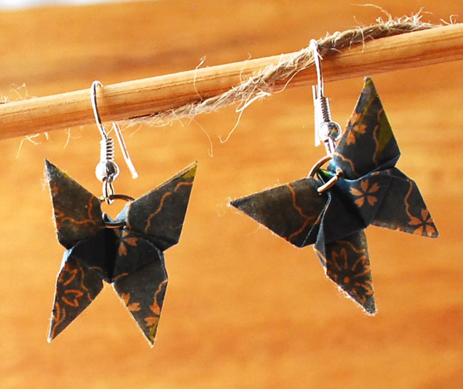 Origami Butterfly Earrings Made to Order Etsy