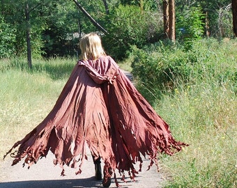 Phantom Cape a Long Light Weight Cape with Hood