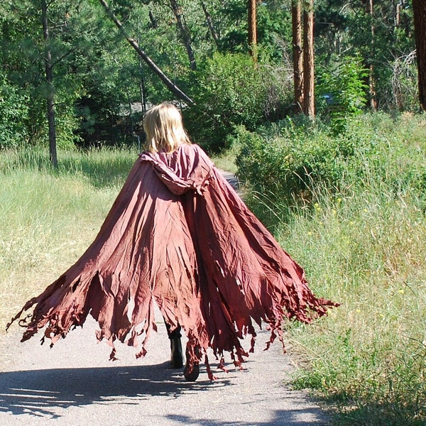 Phantom Cape a Long Light Weight Cape with Hood