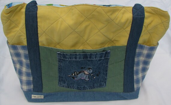 yellow changing bag