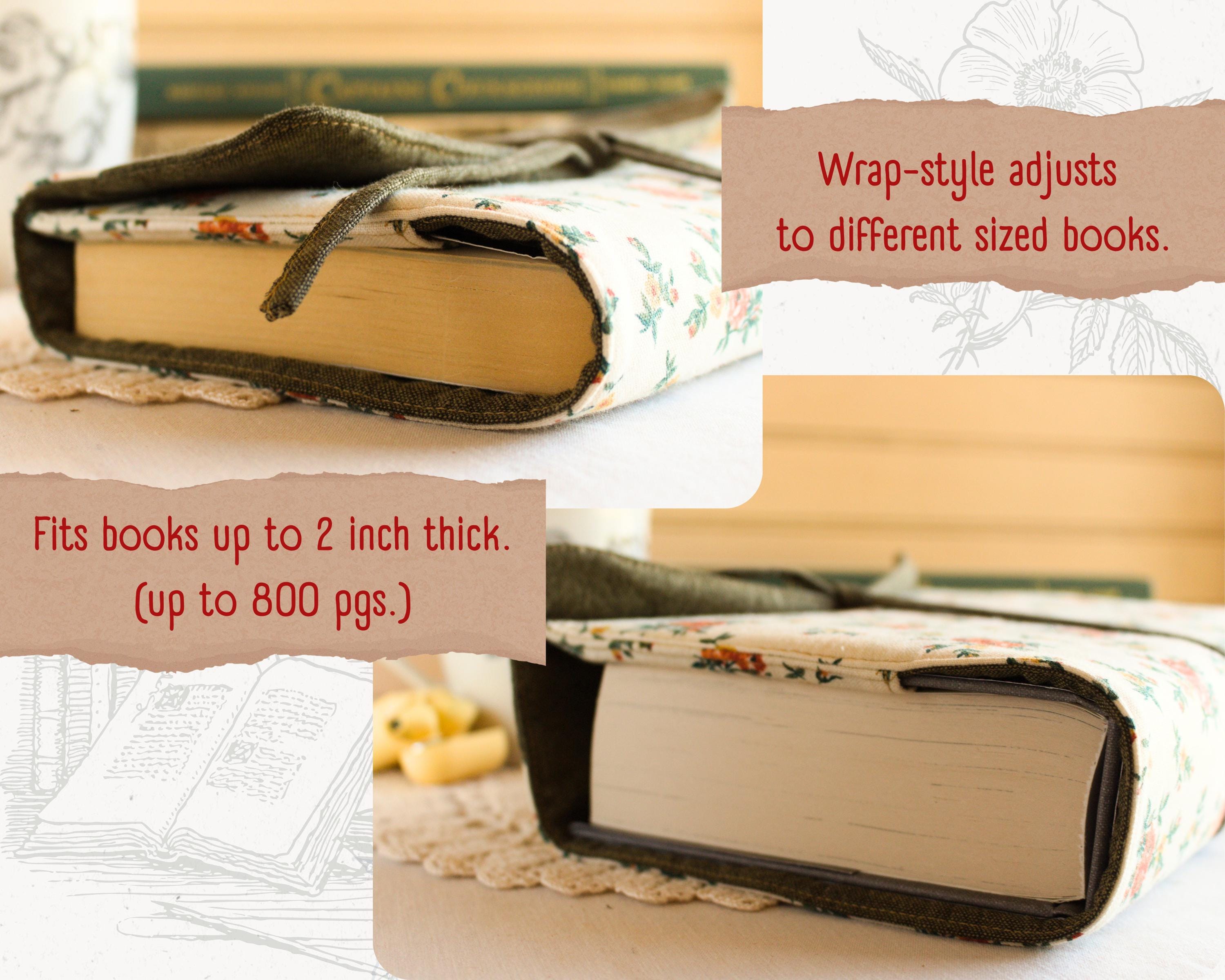 Quilted Book Cover | Bookish Accessories | Cozy Wildflower Book ...