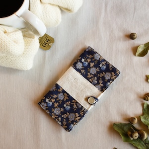 Floral Tea Wallet: Portable Tea Bag Holder, Anxiety Relief Gift