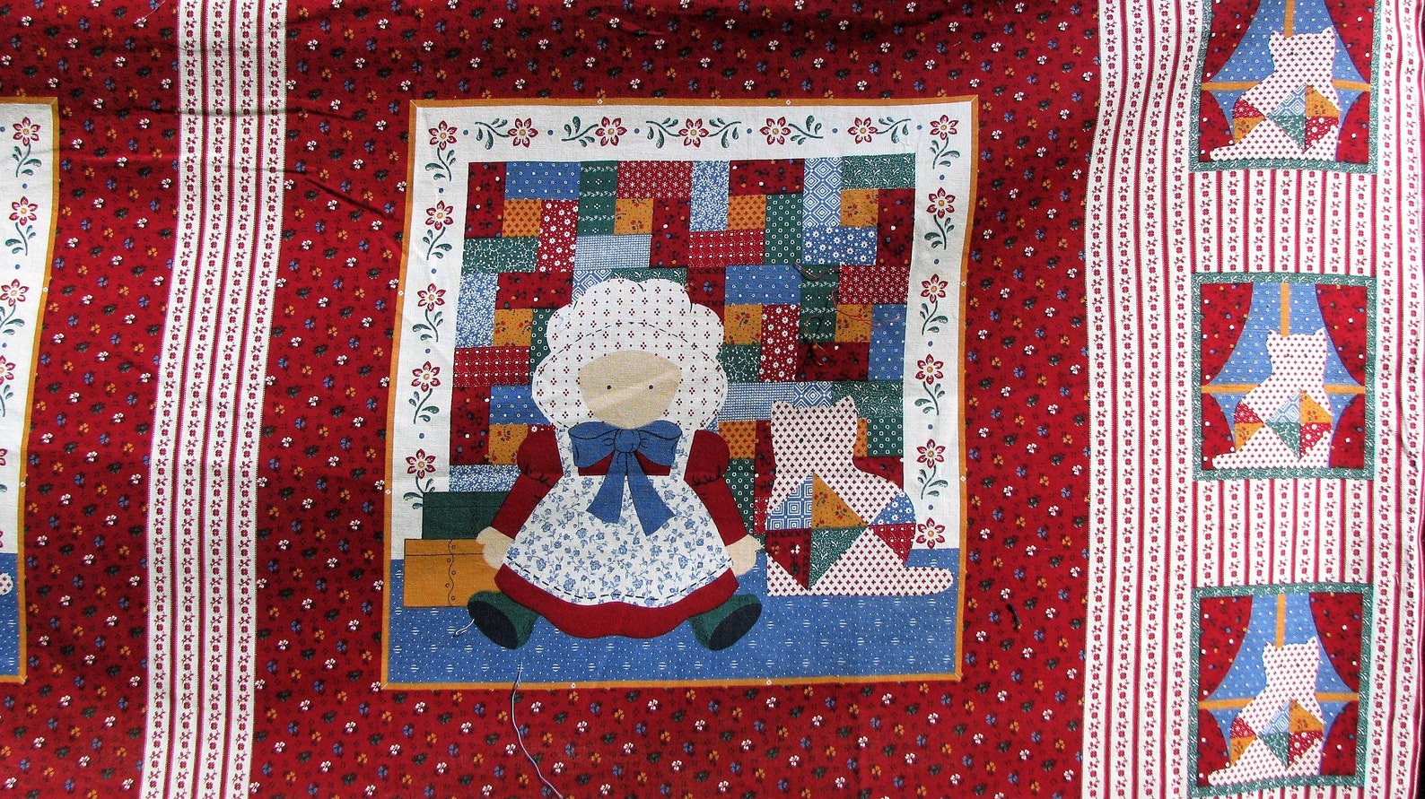 Cheater Quilt, Cranston Prints, Preprinted Quilt Fabric, Cheat