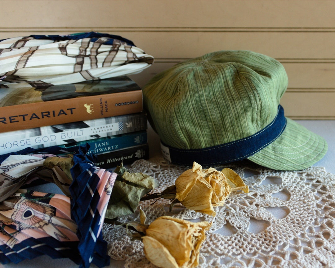 Women's Washed Denim Baker Boy Cap - Adjustable Cotton Canvas Hat For Fashion & Sun Protection