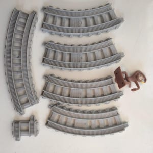 Thomas and Friends Trackmaster Motorized Railway Replacement Silver Gray Track lot