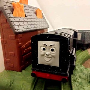 Vintage Thomas and Friends Track Master Snow Covered Diesel Motorized ...