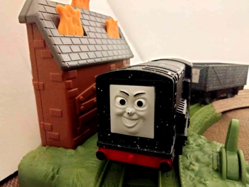 Vintage Thomas and Friends Track Master Snow Covered Diesel Motorized ...